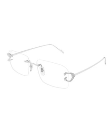 Lunettes de Soleil Cartier CT0489S 001 Argent