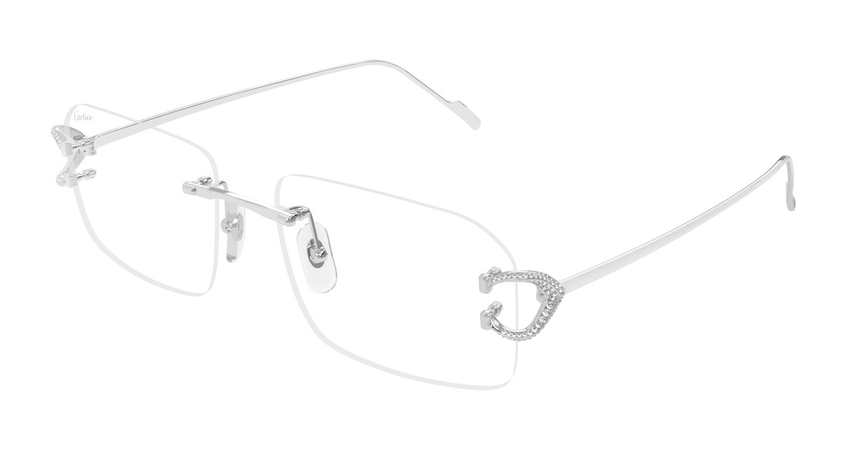 Lunettes de Soleil Cartier CT0489S 001 Argent