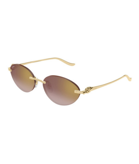 Lunettes de Soleil Cartier CT0504S 002 Or