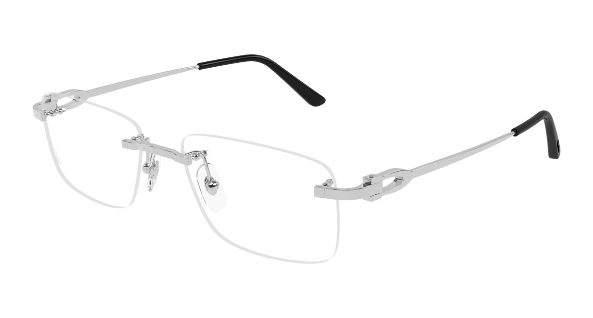 Lunettes de Vue Cartier CT0521O 002 Argent