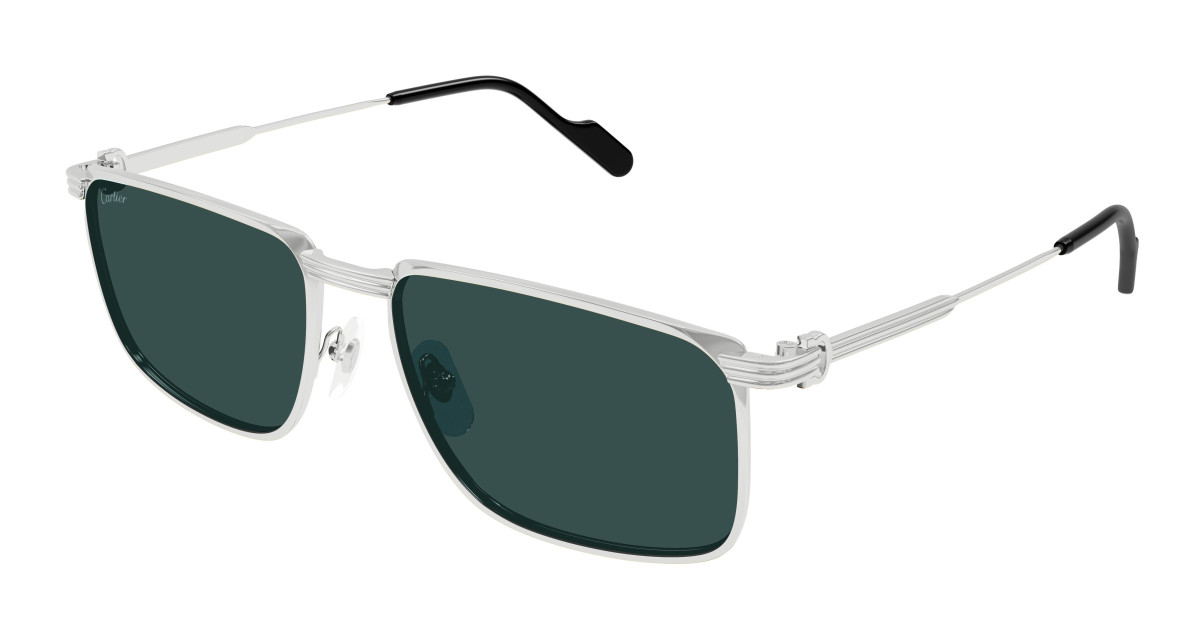 Lunettes de Soleil Cartier CT0534S 002 Argent
