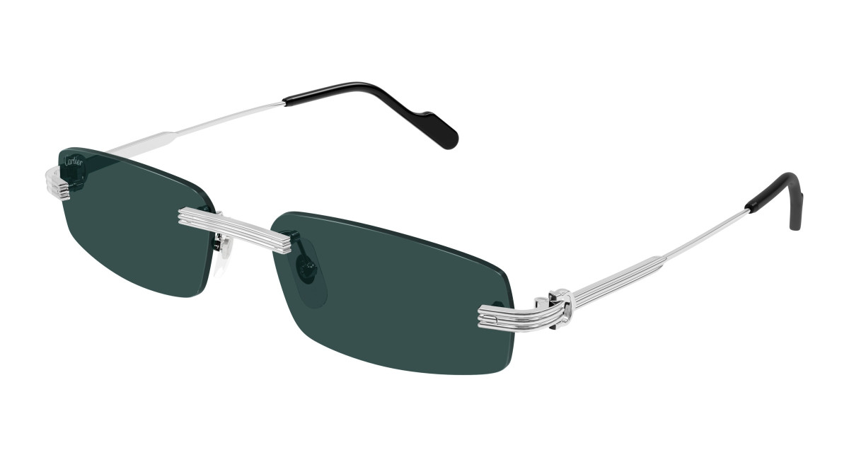 Lunettes de Soleil Cartier CT0535S 002 Argent