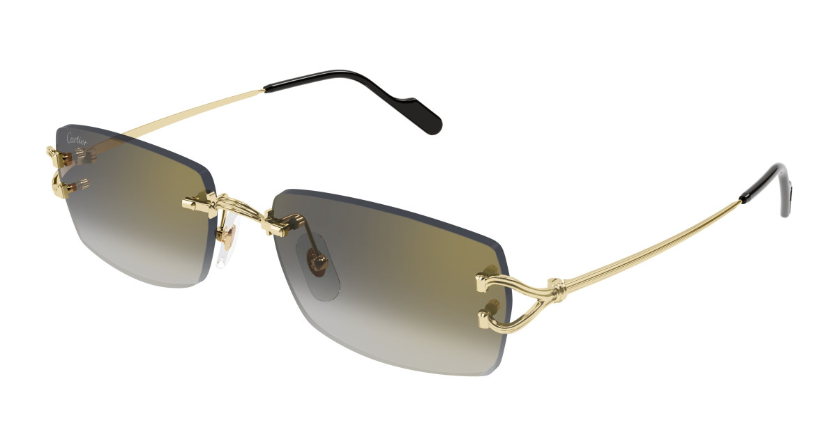 Lunettes de Soleil Cartier CT0550S 001 Or