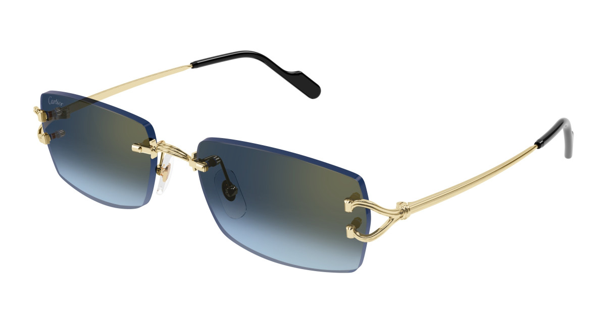 Lunettes de Soleil Cartier CT0550S 002 Or
