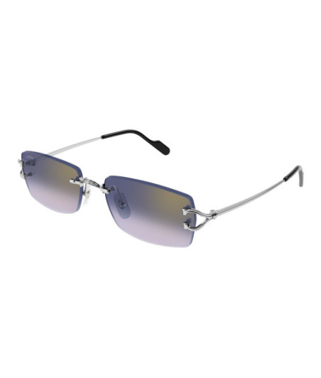 Lunettes de Soleil Cartier CT0550S 003 Argent