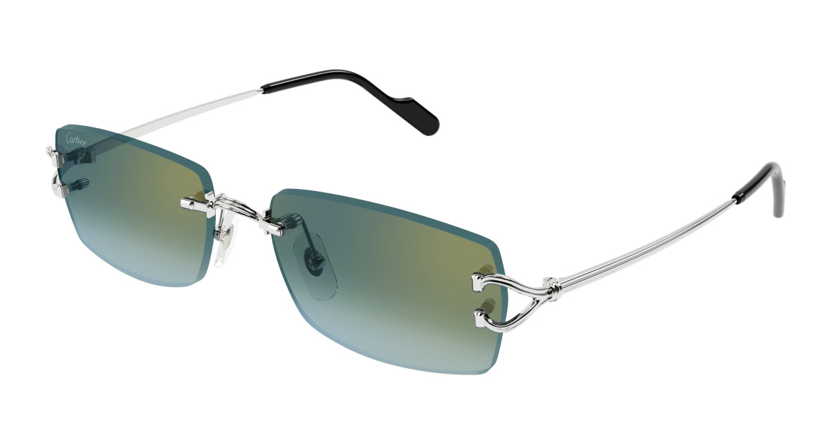 Lunettes de Soleil Cartier CT0550S 004 Argent