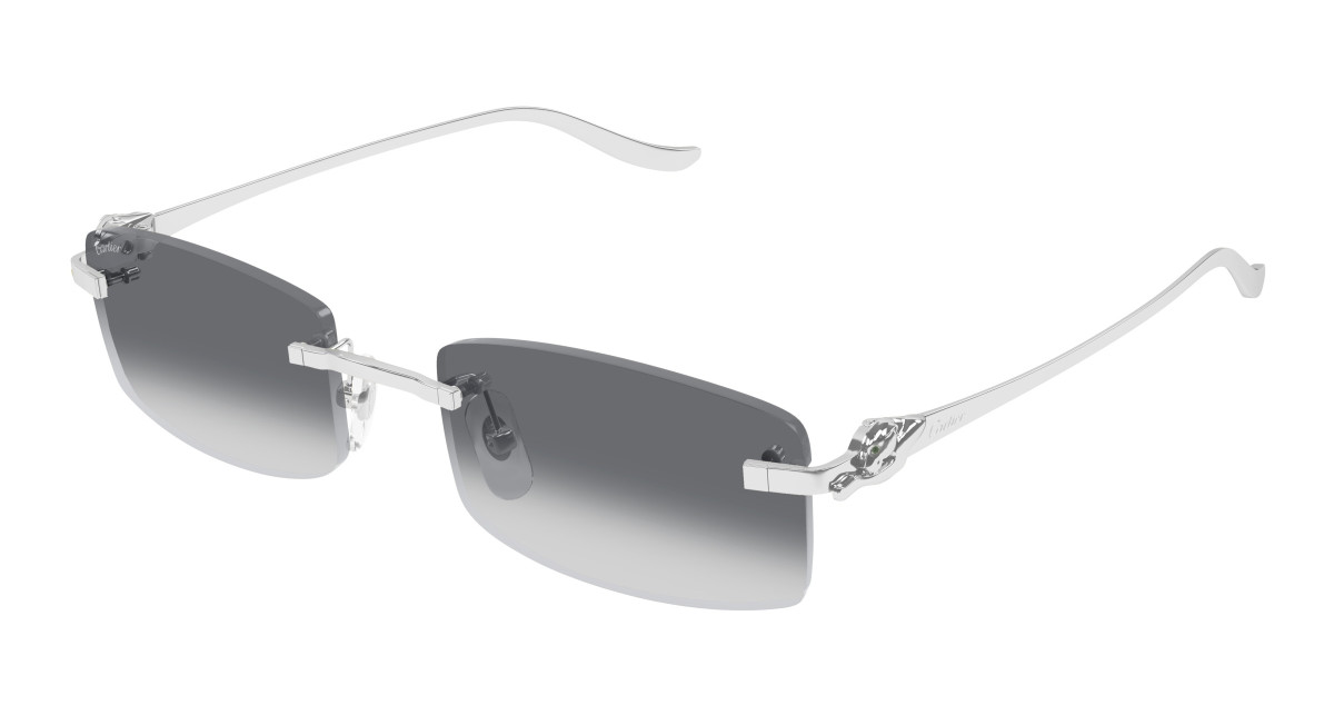Lunettes de Soleil Cartier CT0552S 002 Argent