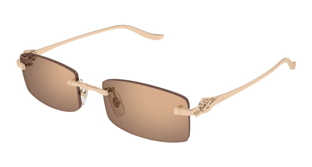 Lunettes de Soleil Cartier CT0552S 003 Cuivre