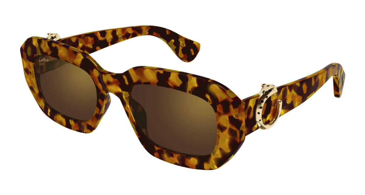 Lunettes de Soleil Cartier CT0546S 005 Havane