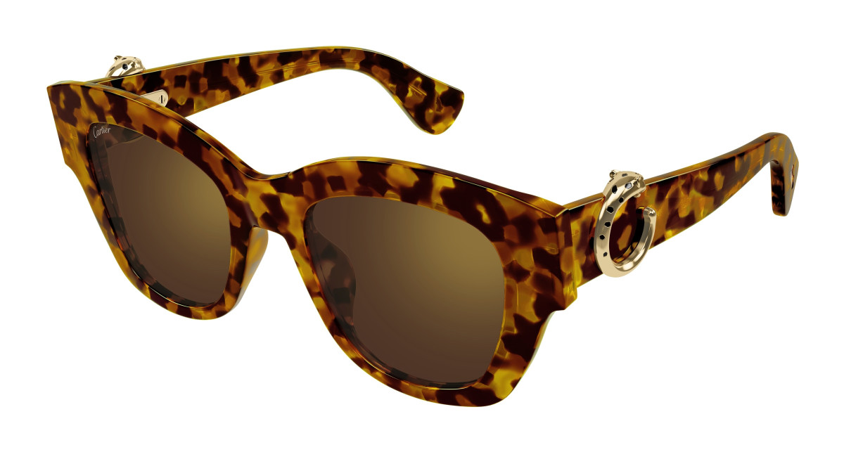 Lunettes de Soleil Cartier CT0547S 005 Havane