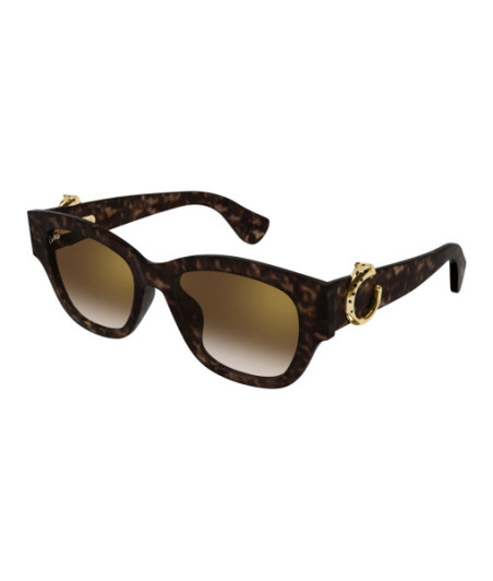 Lunettes de Soleil Cartier CT0548SA 002 Havane