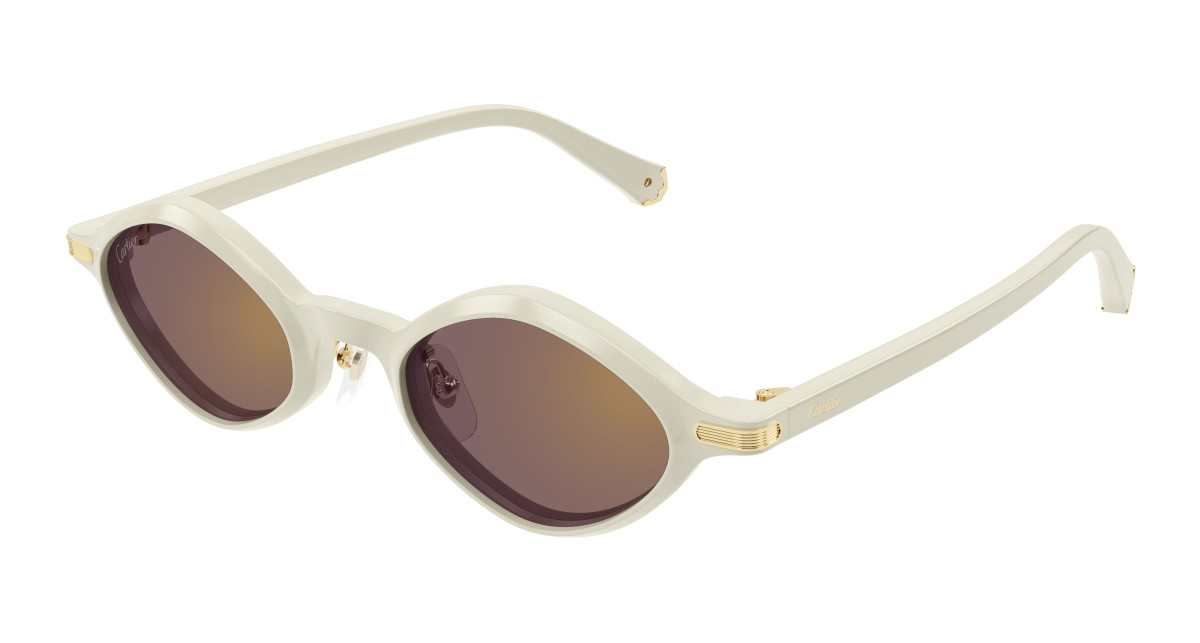 Lunettes de Soleil Cartier CT0540S 005 Ivore