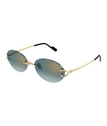 Lunettes de Soleil Cartier CT0551S 007 Or