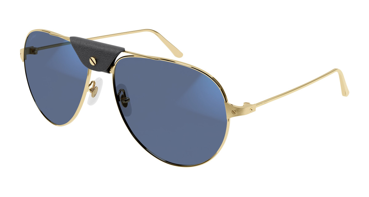 Lunettes de Soleil Cartier CT0038S 017 Or