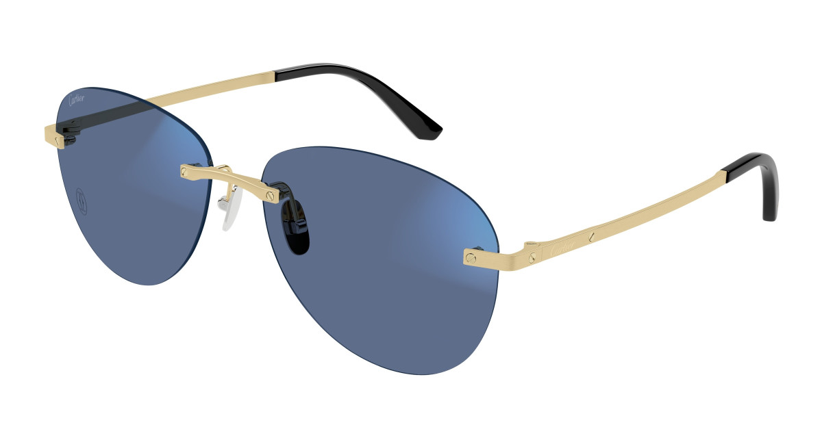 Lunettes de Soleil Cartier CT0254S 001 Or