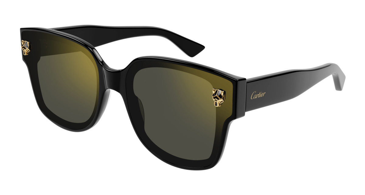 Lunettes De Soleil Cartier CT0357S 001 Noir So Lunettes