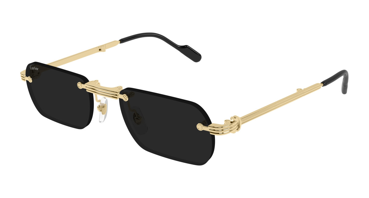 Lunettes de Soleil Cartier CT0499S 001 Or