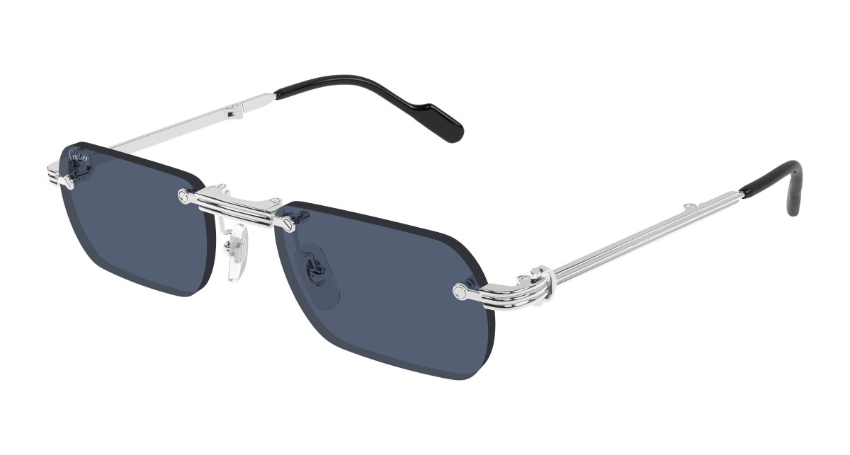Lunettes de Soleil Cartier CT0499S 002 Argent
