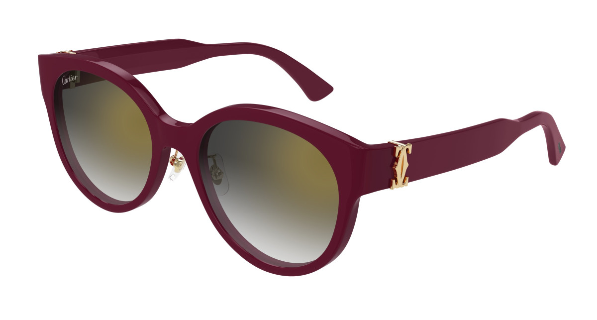 Lunettes de Soleil Cartier CT0510SJ 004 Bourgogne