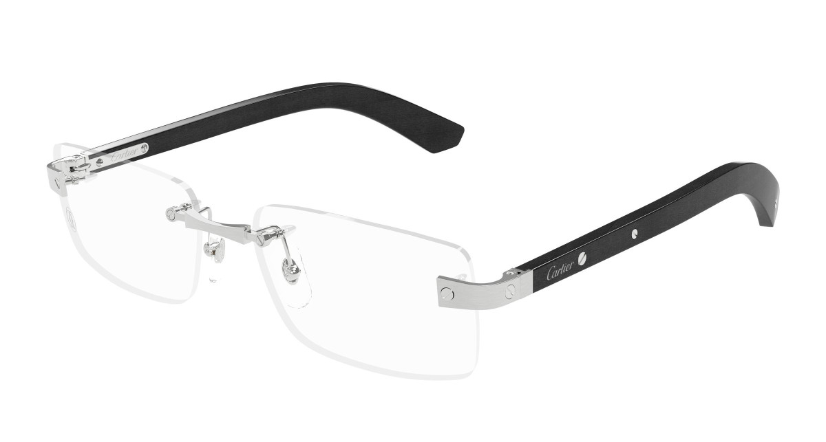Lunettes de Vue Cartier CT0513O 003 Argent