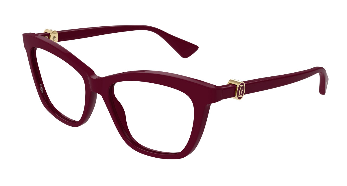 Lunettes de Vue Cartier CT0526O 003 Bourgogne