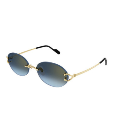 Lunettes de Soleil Cartier CT0551S 002 Or