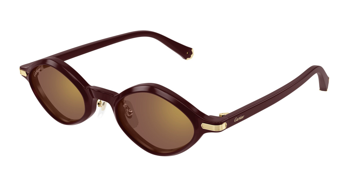 Lunettes de Soleil Cartier CT0540S 003 Bourgogne