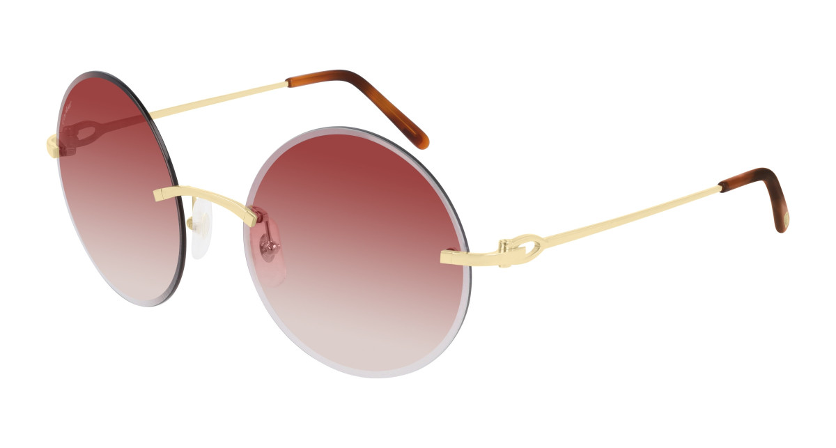 Cartier Sunglasses CT0002RS 001 Gold