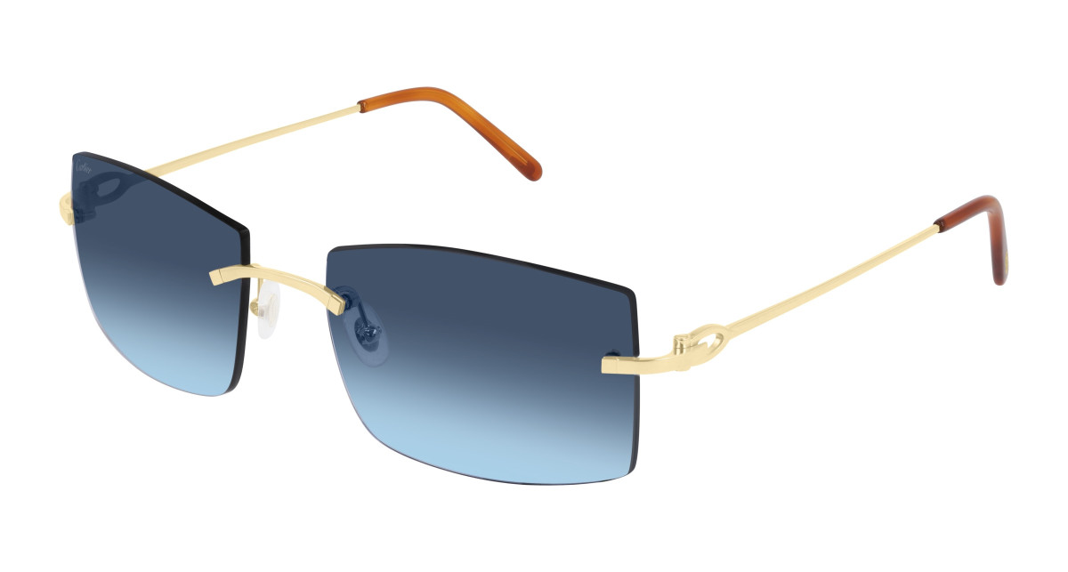 Cartier Sunglasses CT0005RS 001 Gold