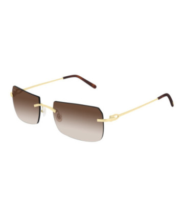 Cartier Sunglasses CT0006RS 001 Gold