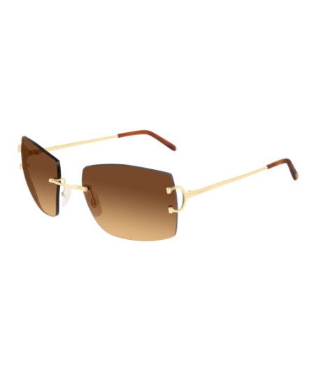 Cartier Sunglasses CT0009RS 001 Gold
