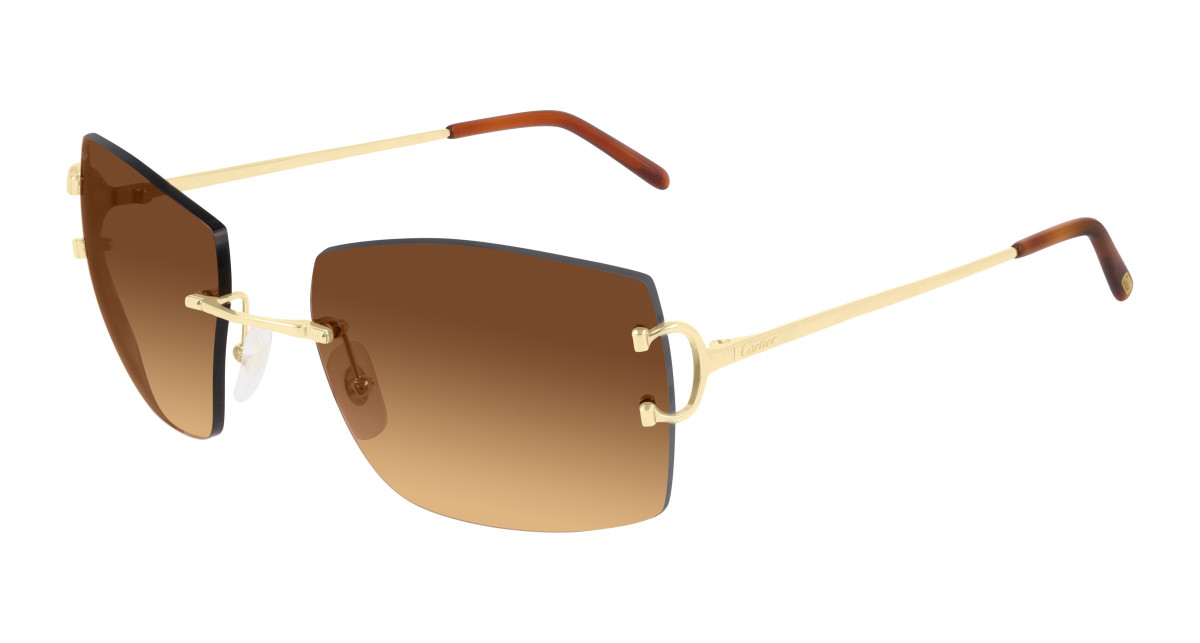 Cartier Sunglasses CT0009RS 001 Gold