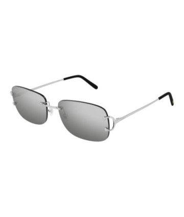 Cartier Sunglasses CT0011RS 001 Silver
