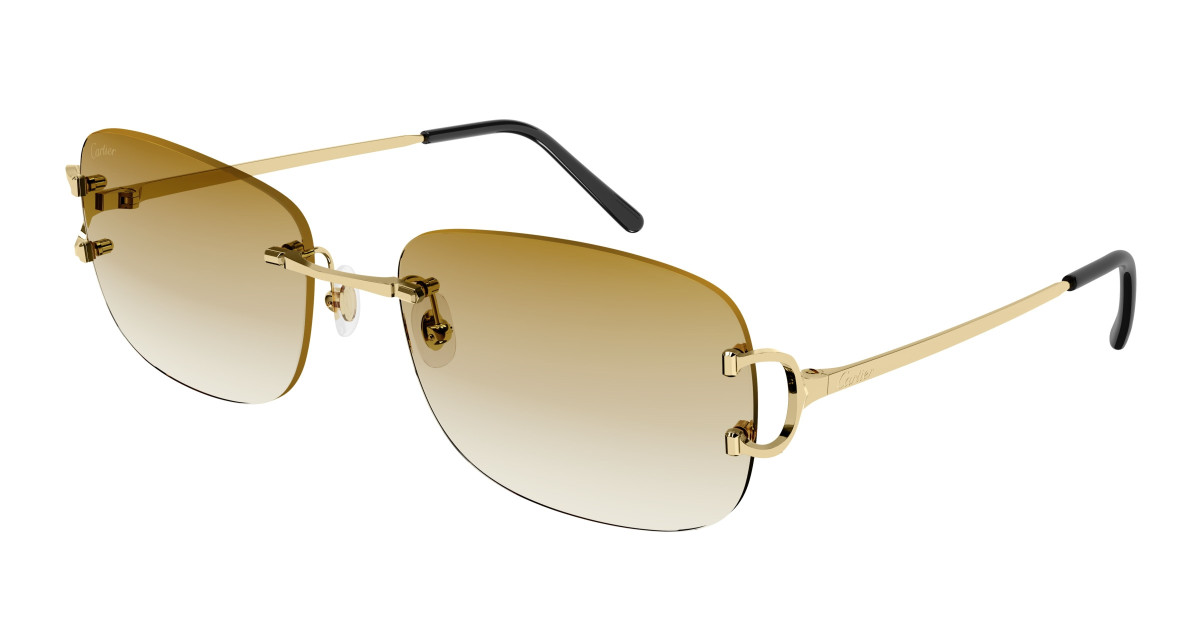 Cartier Sunglasses CT0011RS 002 Gold