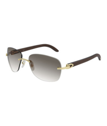 Cartier Sunglasses CT0014RS 001 Gold