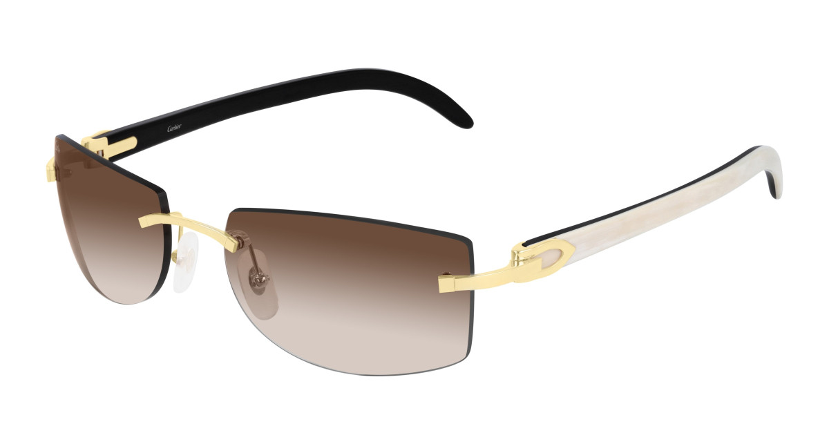 Cartier Sunglasses CT0017RS 001 Gold