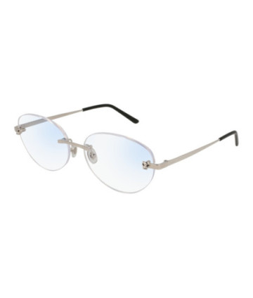 Cartier Eyeglasses CT0028O 001 Silver