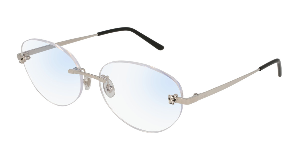 Cartier Eyeglasses CT0028O 001 Silver