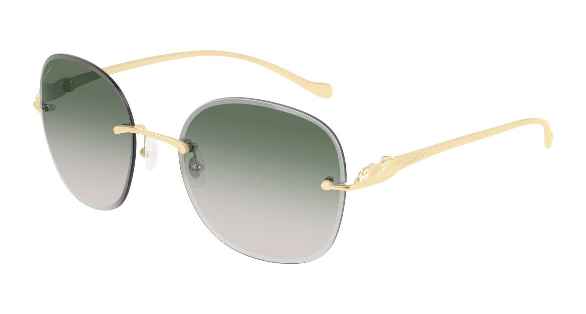 Cartier Sunglasses CT0028RS 001 Gold