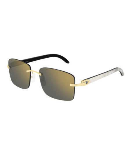 Cartier Sunglasses CT0030RS 001 Gold