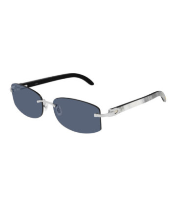 Cartier Sunglasses CT0031RS 002 Silver