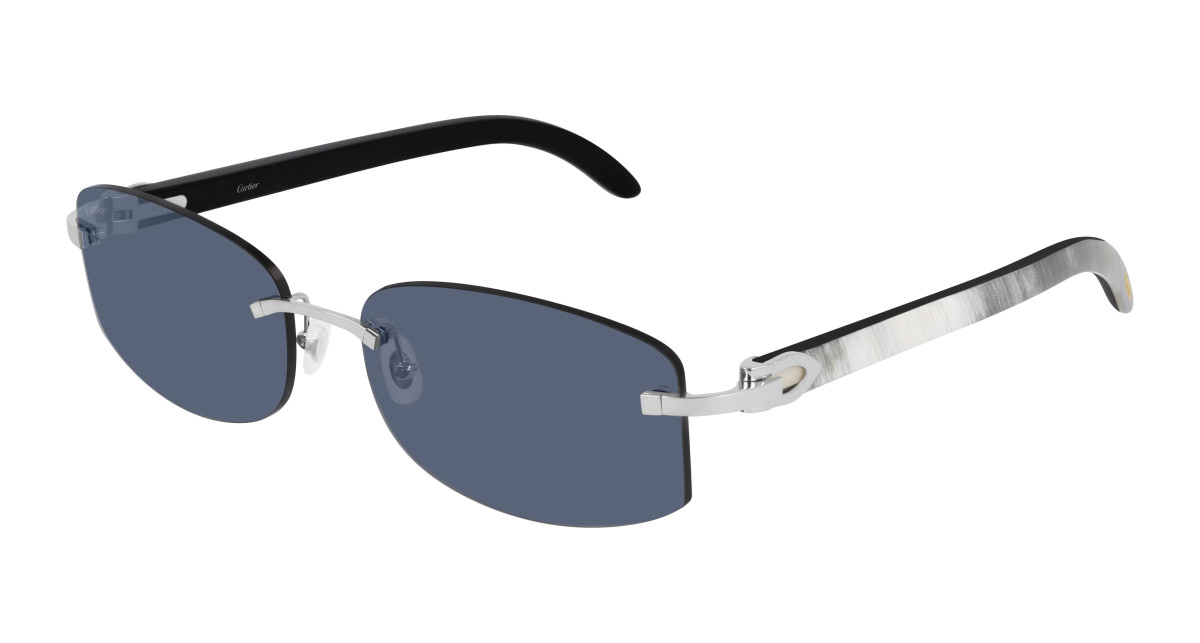 Cartier Sunglasses CT0031RS 002 Silver