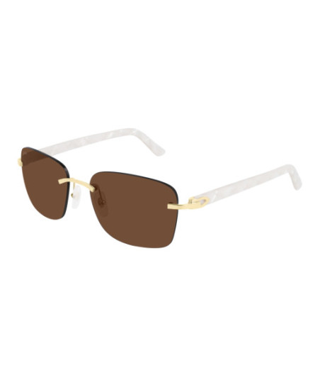 Cartier Sunglasses CT0034RS 001 Gold