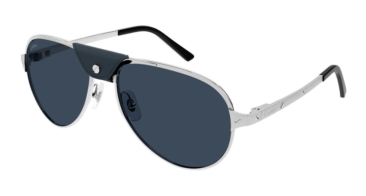 Cartier Sunglasses CT0034S 016 Silver