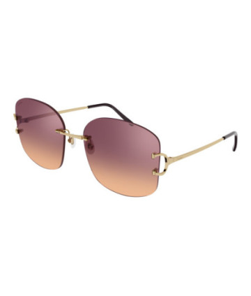 Cartier Sunglasses CT0037RS 002 Gold