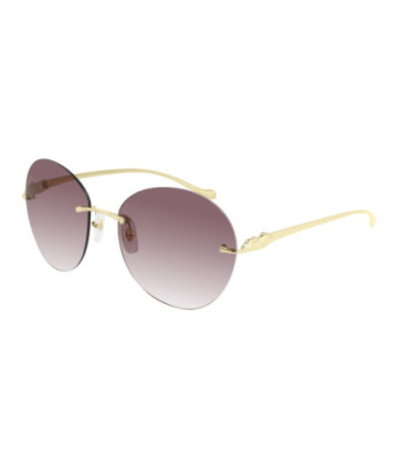 Cartier Sunglasses CT0038RS 001 Gold