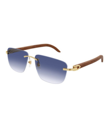Cartier Sunglasses CT0040RS 001 Gold