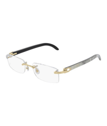 Cartier Eyeglasses CT0046O 001 Gold