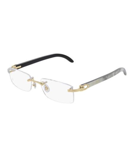 Cartier Eyeglasses CT0046O 001 Gold