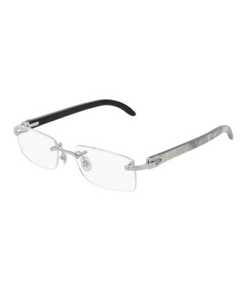 Cartier Eyeglasses CT0046O 002 Silver